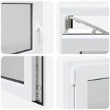 Basement Window RISOR 110 x 55 cm PVC and Glass 42047859
