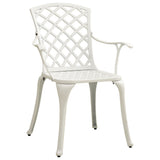 Garden Chair White Cast aluminium Medium Ergonomic Garden Chair 3216321