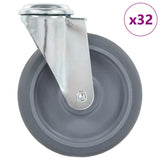 32 pcs Bolt Hole Swivel Casters 125 mm 277875