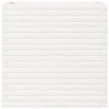 Garden Planter White 70x40x68.5 cm Solid Wood Pine 3282485