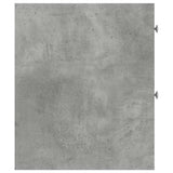 Narrow Bathroom Cupboard with Wheels Concrete Grey Engineered Wood 855289