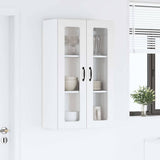 Wall Glass Cabinet PORTO White 60 x 31 x 100 cm Engineered Wood 885525