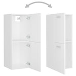 ZNTS Bathroom Furniture Set White Engineered Wood 3071450