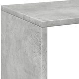 Room Divider Bookcase Concrete Grey 69.5x29x137.5 cm Engineered Wood 858024