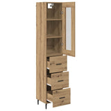 Highboard Artisan Oak 34.5 x 34 x 180 cm Engineered Wood 3416015