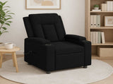 Recliner Massage Chair Black 75 x 95 x 100 cm Fabric 42051178