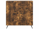 Sideboard Smoked Oak 66 x 34.5 x 90 cm Engineered Wood 895510