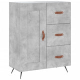 Highboard Concrete Grey 69.5x34x180 cm Engineered Wood 3189993