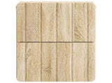 Wall-Mounted Bedside Cabinet 2 pcs Sonoma Oak 33 x 34.5 x 43 cm 898300