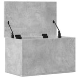 ZNTS Storage Box Concrete Grey 60x35x35 cm Engineered Wood 840677