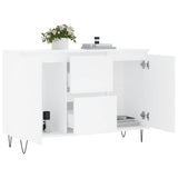 Sideboard White 101.5x35x70 cm Engineered Wood 827204