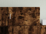 Wall Cabinet Smoked Oak 50x42.5x40 cm Engineered Wood 846114