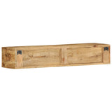 Wall-mounted TV Cabinet 100x30x19 cm Solid Rough Wood Mango 4017479