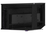 Fireplace with LED Strip Black Oak 95 x 42.5 x 60 cm 8020881