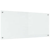 Kitchen Backsplash Transparent 110 x 50 cm Tempered Glass 42001293