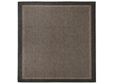 Outdoor Flatweave Rug 200x280 cm Dark Brown 340847