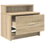 ZNTS Bedside Cabinets with Drawer 2 pcs Sonoma Oak 51x31x47 cm 858673