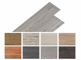 Flooring Planks 36 pcs Dark Grey 5.02 m PVC 42046260