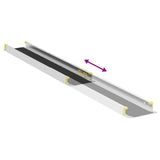 Ramp for Wheelchair 270 kg 2 pcs Black 183 x 19 x 5.6 cm 42021092