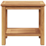 Coffee Table Brown 50 x 35 x 45 cm Solid teak wood 42002307