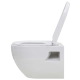 Wall-Hung Toilet with Concealed High Cistern Ceramic 3082092