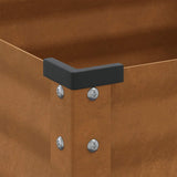 Garden Planter 100x45x90 cm Weathering Steel 4008974