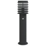 Outdoor Floor Lamp with Sensor Black 60 cm Stainless Steel 4006369