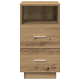 Bedside Cabinets 2 pcs with 2 Drawers Artisan Oak 36x36x68 cm 858595