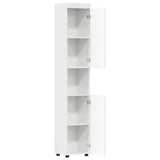 Bathroom Cabinet Set TULUM High Gloss White 37 x 31.5 x 203 cm 880355