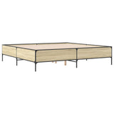 Bed Frame without Mattress Sonoma Oak 180x200 cm Super King 3279783