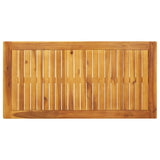 Garden Dining Table 110x55x75 cm Solid Wood Acacia 366368