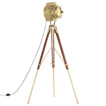 Tripod Floor Lamp Solid Mango Wood 193 cm 286204