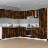 Oven Cabinet Lyon Smoked Oak 60x46x81.5 cm Engineered Wood 825834