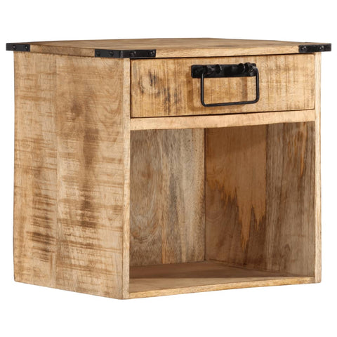 ZNTS Bedside Cabinet 40x30x37 cm Solid Wood Mango 358914