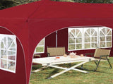 Pop-up Party Tent 575 x 288 x 245 cm Burgundy Oxford Fabric 42019895
