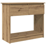 Console Table with Drawers Artisan Oak 85.5x38.5x74.5 cm 861399