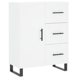 Highboard White 69.5x34x180 cm Engineered Wood 3195923