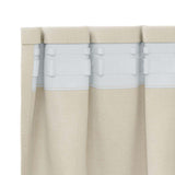Blackout Curtains 2 pcs Cream 140 x 245 cm Velvet 4107186