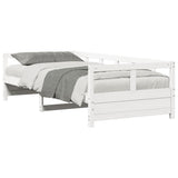 Daybed without Mattress White 80x200 cm Solid Wood Pine 854959