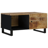 Coffee Table 80x50x40 cm Solid Wood Mango&Engineered Wood 350632