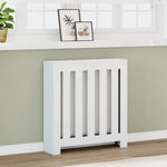 ZNTS Radiator Cover White 78x20x82 cm Engineered Wood 852726