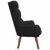 Relaxing Chair Black 69 x 74 x 93 cm Velvet 42001840