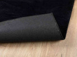Rug OVIEDO Short Pile Black 160x230 cm 375559