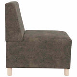 Modular Sofa Unit Armless 2 pcs Dark Grey 55 x 74 x 82 cm 3399790
