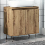 Bathroom Cabinet Artisan Oak 58x33x60 cm Engineered Wood 857218