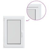 Basement Window RISOR 60 x 100 cm PVC and Glass White 42047237
