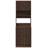 Kitchen Cabinet Brown Oak 60x50x180 cm Engineered Wood 3276643