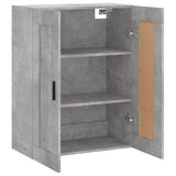 Wall Mounted Cabinet Concrete Grey 69.5x34x90 cm Engineered Wood 830400