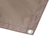Balcony Privacy Screen 180 x 600 cm Fabric with PU Coated Taupe 42036530