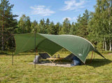 Camping Tarp Water-resistant Green 690 x 580 x 255 cm 42028595
